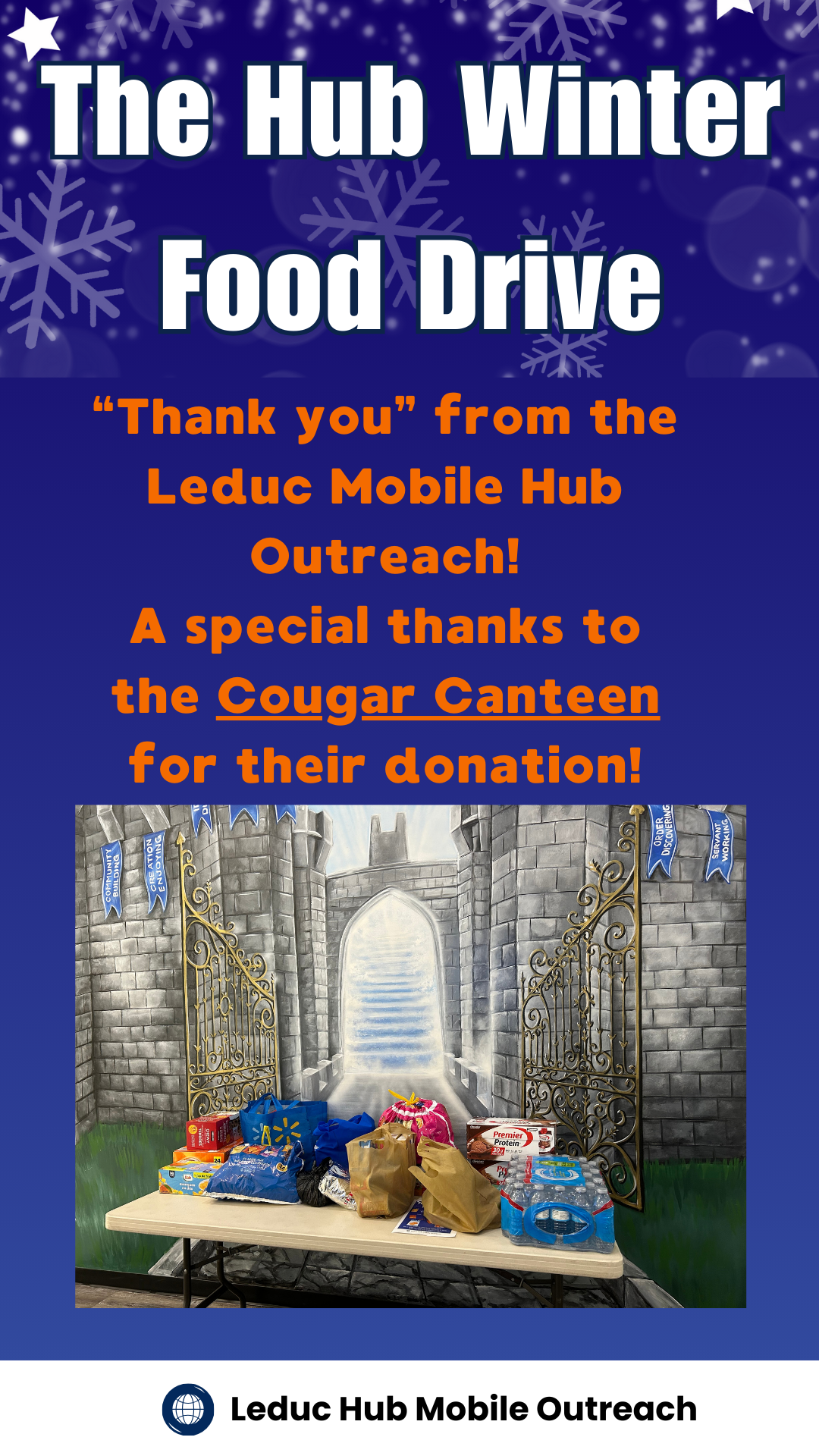 Winter Food Drive Thank you