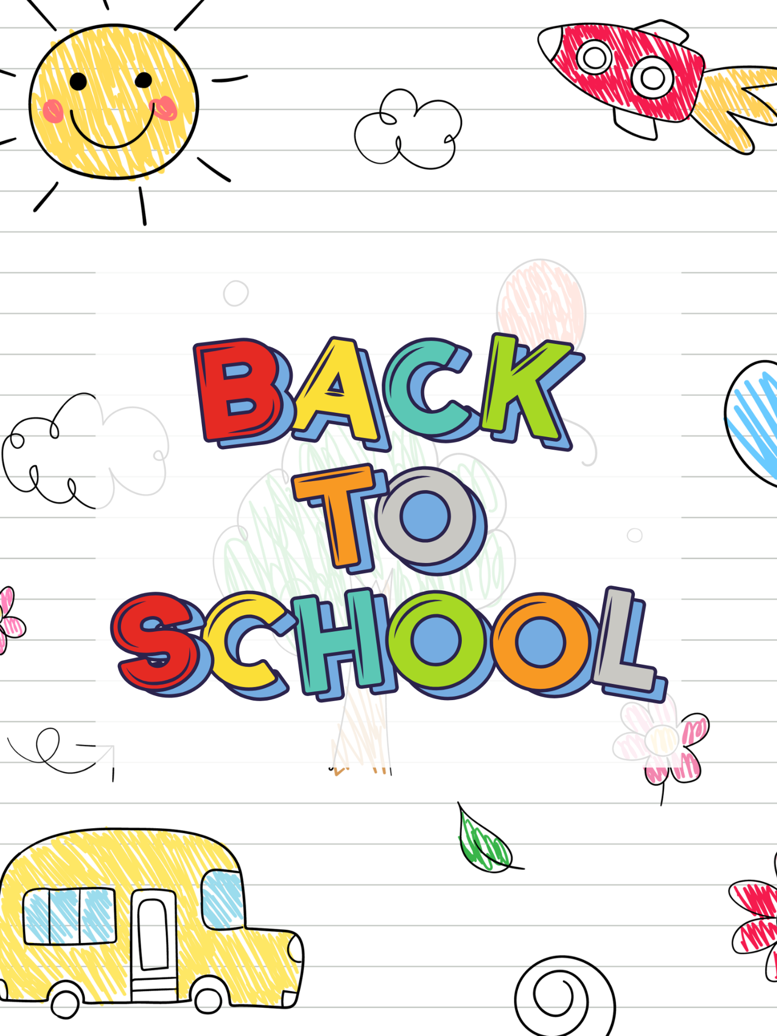 Bright Back to School Poster